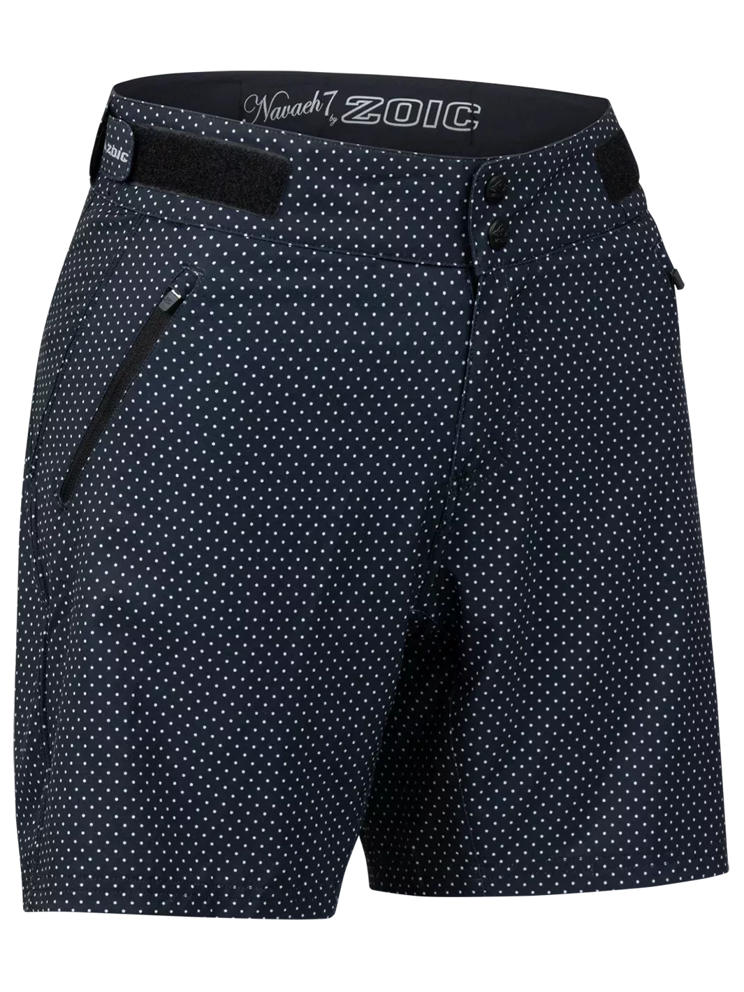 Zoic Naveah 7″ MTB Short – Womens – Black Polka Dot